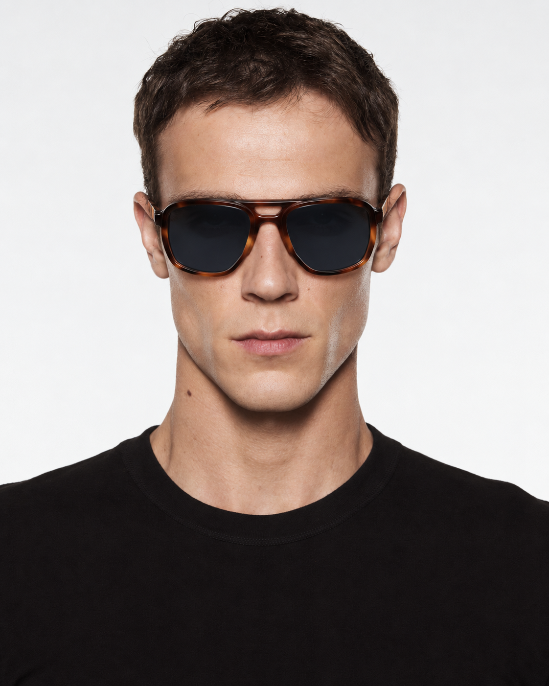 Frame worn by model 1